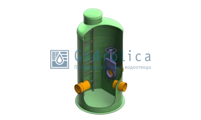 Gidrolica LOS-KK/колодец отбора проб/60/180
